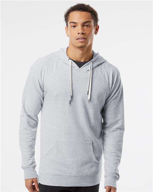 Independent Trading Co. SS1000 Unisex Icon Lightweight Loopback Terry Hooded Sweatshirt