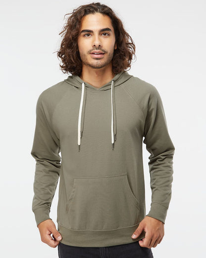 Independent Trading Co. SS1000 Unisex Icon Lightweight Loopback Terry Hooded Sweatshirt